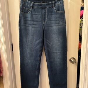 HALARA Women's Blue Straight Jeans